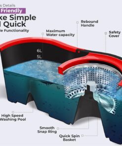 360° FLOOR MAGIC SPIN MOP BUCKET